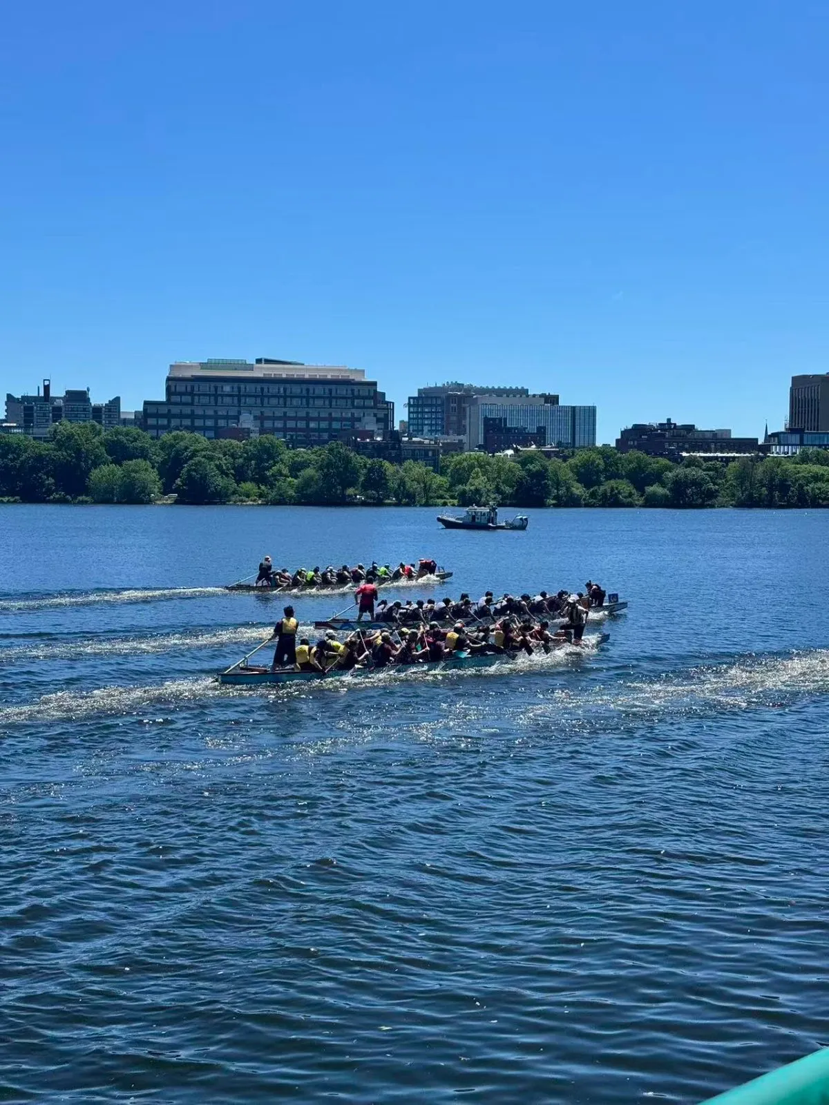 NY Teochew Youth Cheers On the HMS-CSSA Dragon Boat Team in Boston — 2